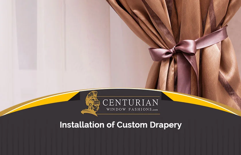 Installing custom drapes